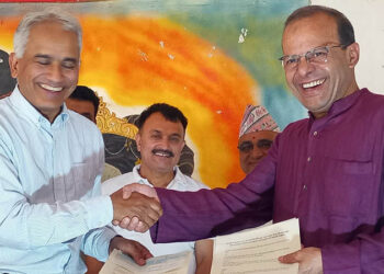 Former Minister Dr. Minendra Rijal Donates 50 Lakh For A Child Hospital